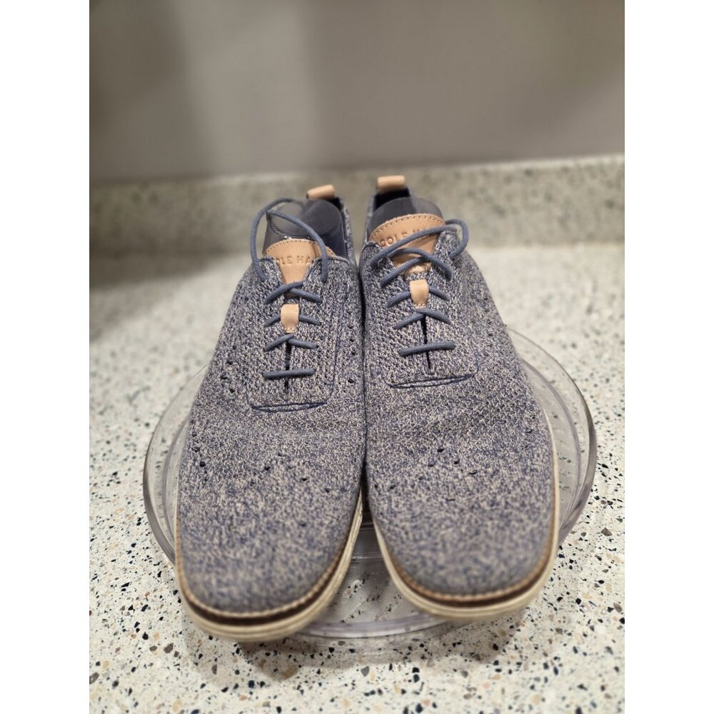 Cole Haan Men's Original Grand Stitchlite Wingtip Oxford C31075 Size 12 M Gray